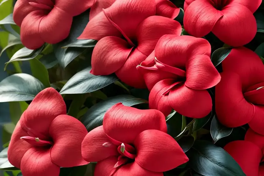 Mandevilla (mandevilla ‘red velvet’) — photo 3