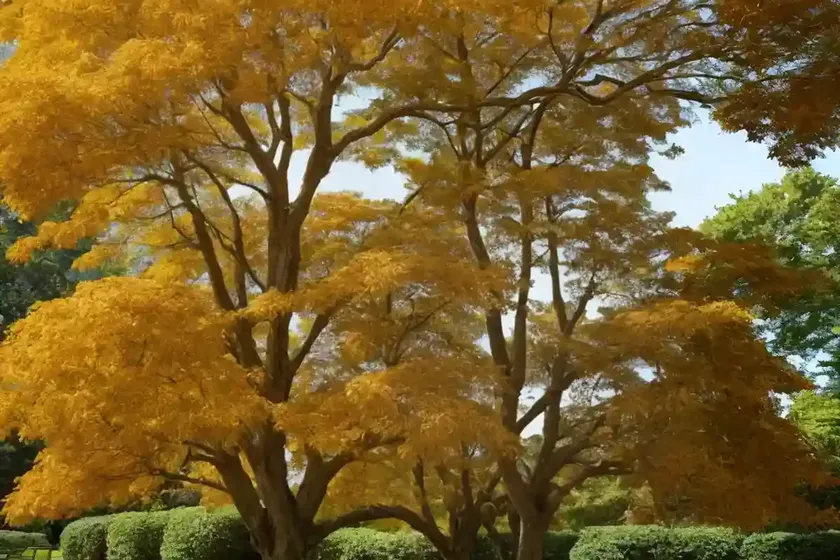 Maple colchis (acer cappadocicum) — photo 3