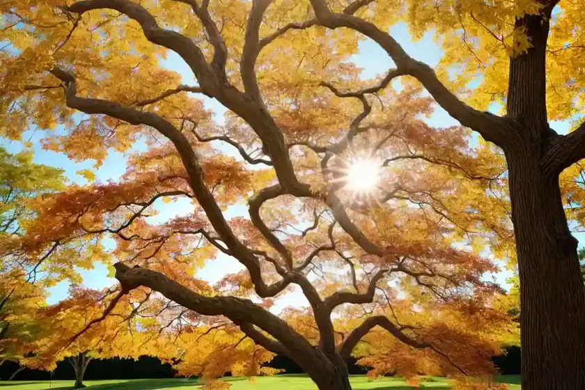 Maple curled (acer circinatum)
