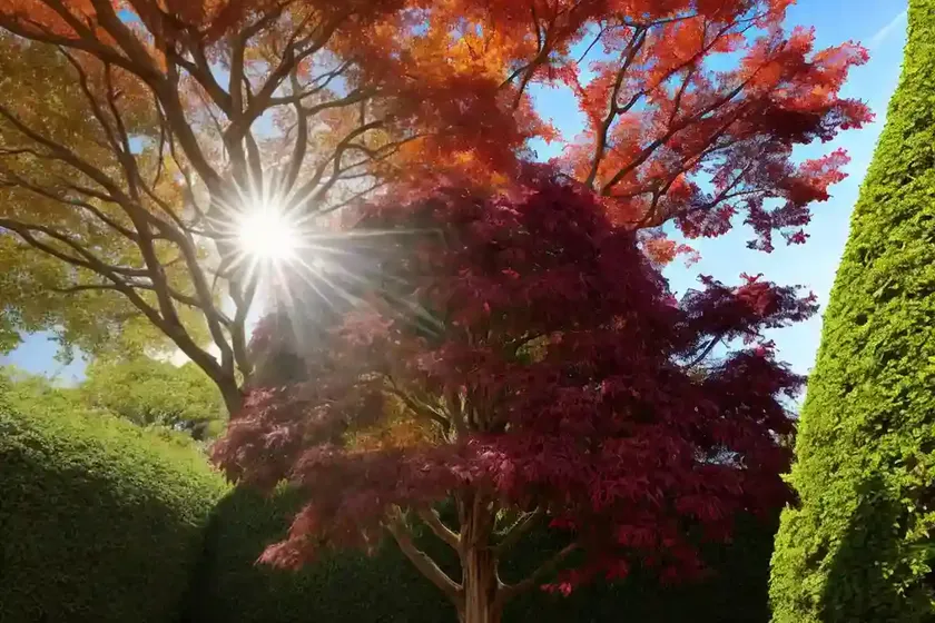 Maple four-dimensional (acer stachyophyllum) — photo 3