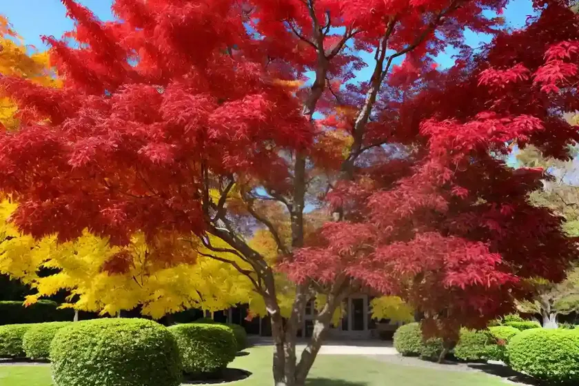 Maple manchurian (acer mandshuricum)