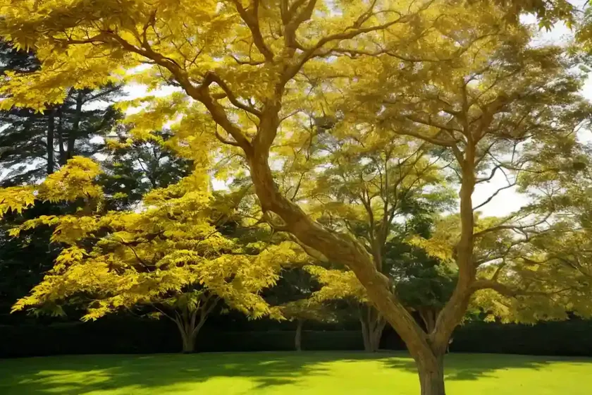 Maple truncated (acer truncatum) — photo 2