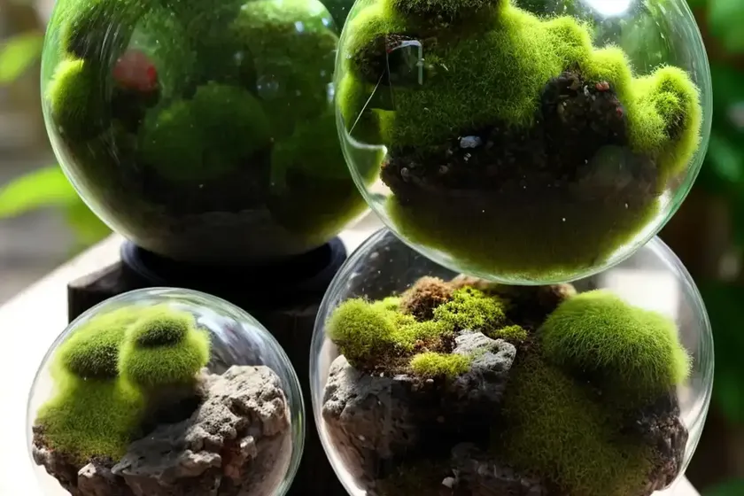 Marimo moss ball (aegagropila linnaei) — photo 3