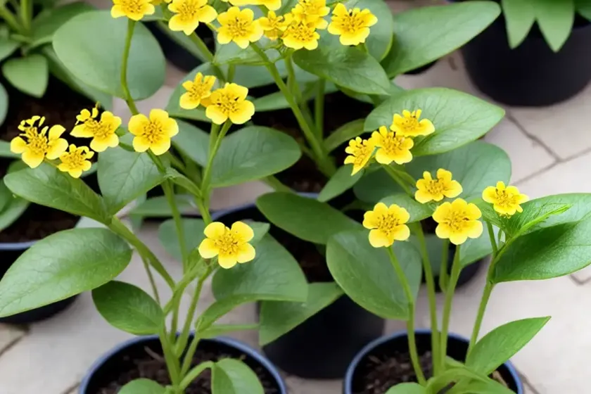 Marsh yellow cress (rorippa palustris) — photo 2