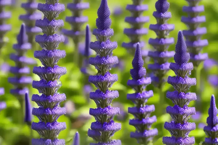 Meadow clary (salvia pratensis) — photo 2