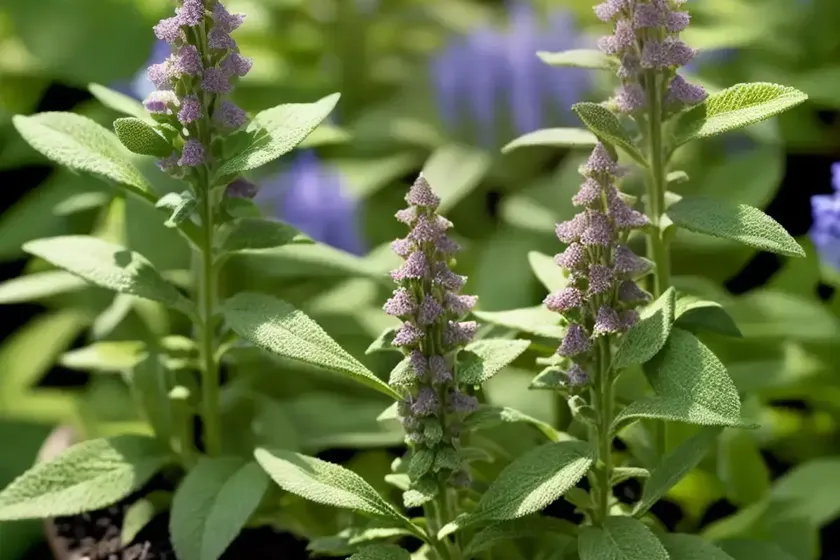 Mealycup sage (salvia farinacea) — photo 2