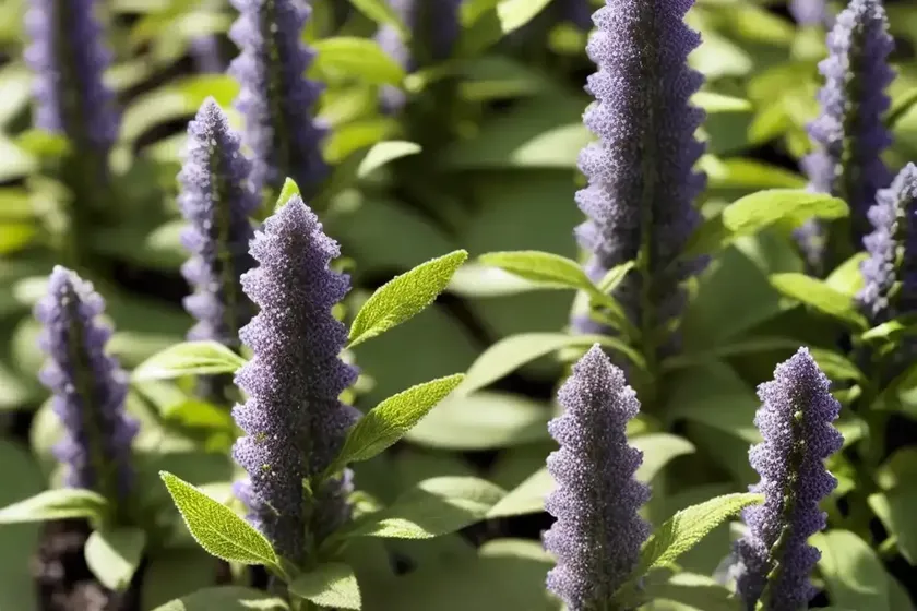 Mealycup sage (salvia farinacea) — photo 3