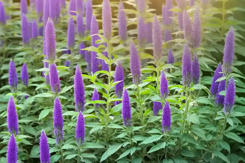 Mexican bush sage (salvia leucantha) — photo 2