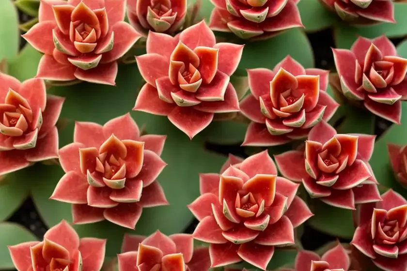 Mexican firecracker (echeveria setosa) — photo 2