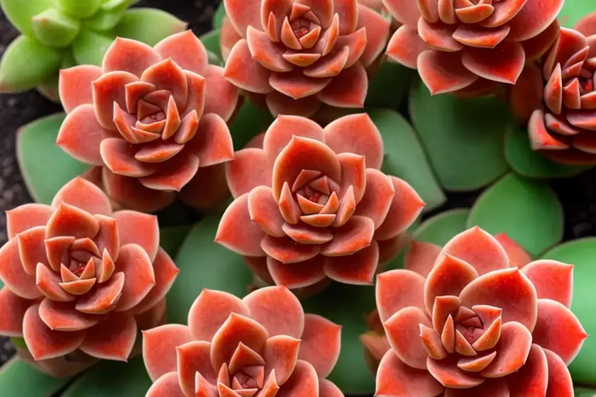Mexican firecracker (echeveria setosa) — photo 3