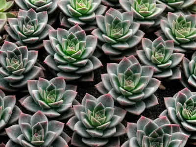 Mexican Hen And Chicks (Echeveria ‘Black Knight’)