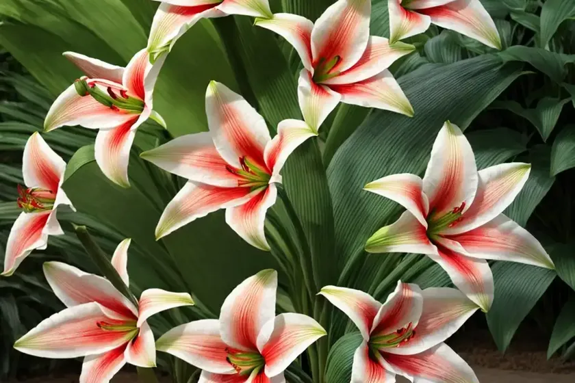 Mexican lily (hippeastrum reginae) — photo 2