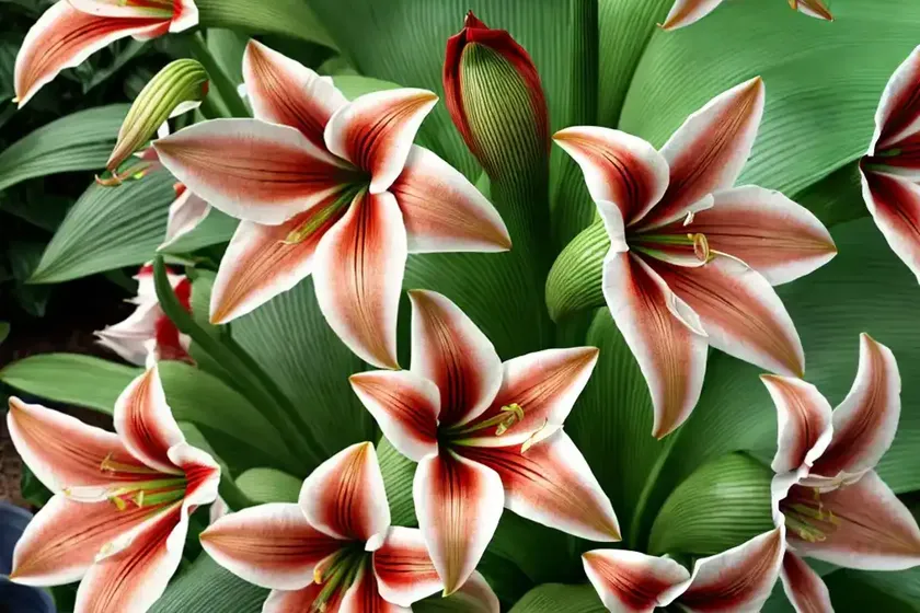 Mexican lily (hippeastrum reginae) — photo 3
