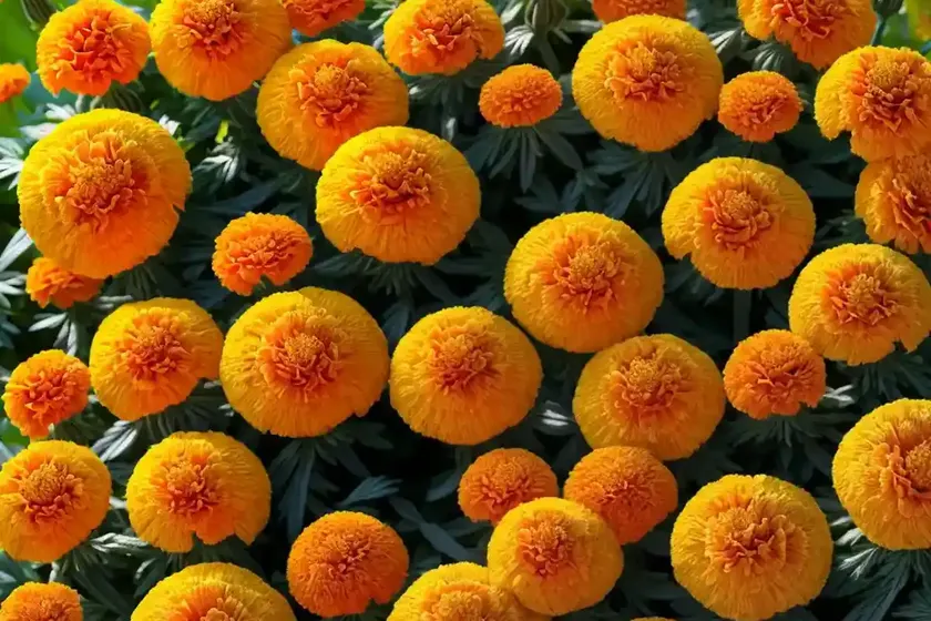 Mexican Marigold (Tagetes Erecta) — photo 3