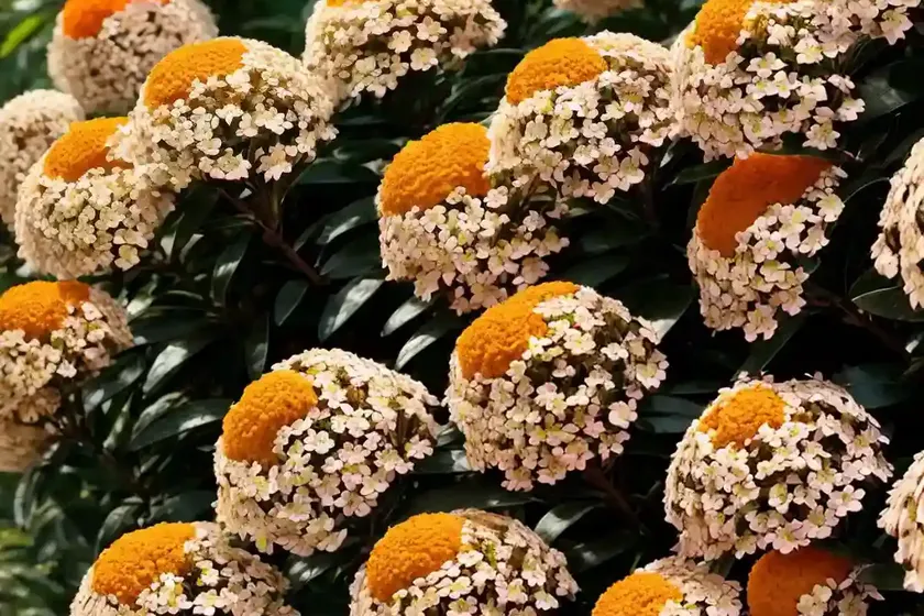 Mexican orange (choisya ternata ‘lich’ sundance) — photo 2