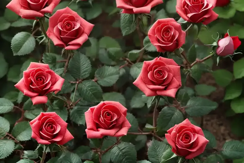 Mini rose bush (miniature rose) — photo 2