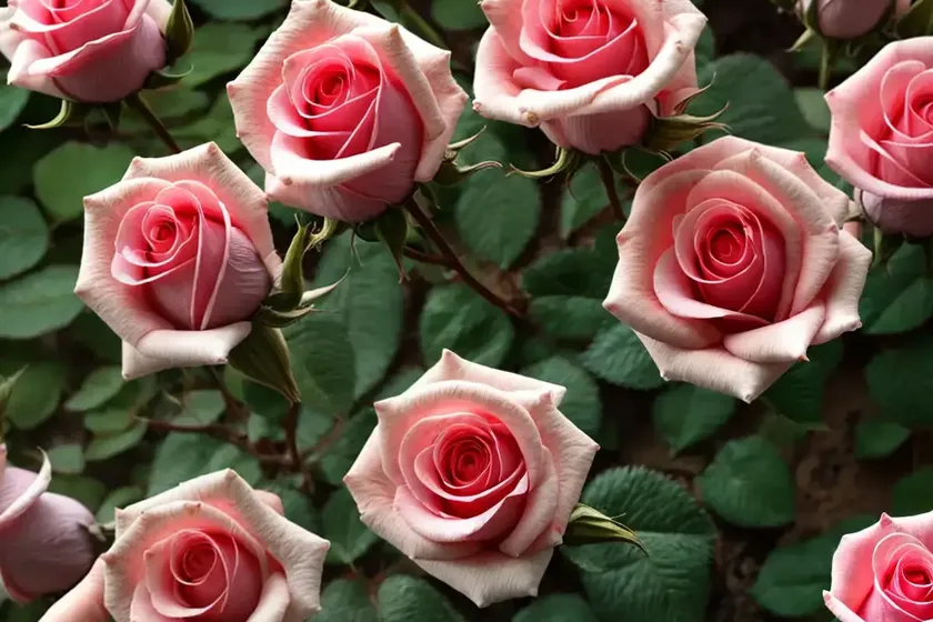 Mini roses (rosa spp.) — photo 2