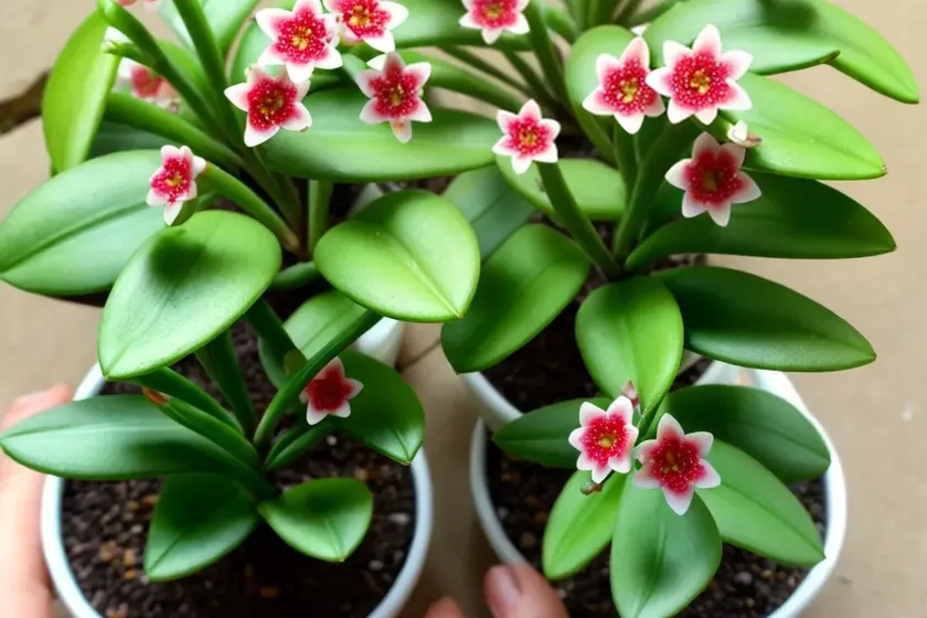 Miniature Wax Plant (Hoya Lanceolata Subsp. Bella) — photo 3