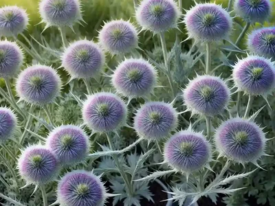Miss Willmott’s Ghost (Eryngium Giganteum)
