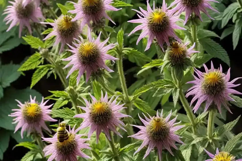 Monarda citriodora (lemon bee balm) — photo 3