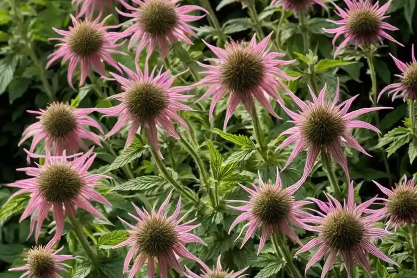 Monarda didyma ‘pardon my cerise’ (bee balm) — photo 2