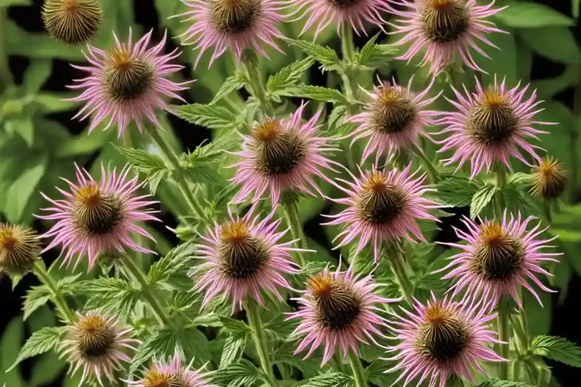 Monarda punctata (spotted bee balm) — photo 3