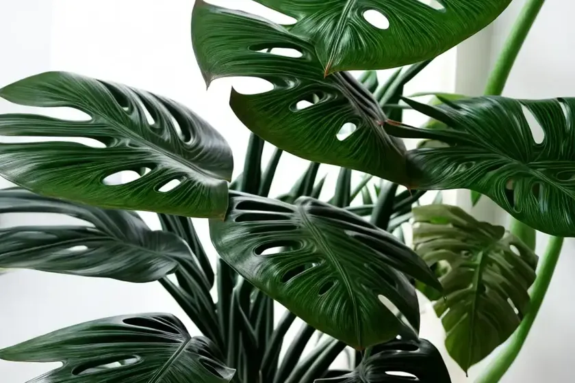 Monstera borsigiana variegata (monstera borsigiana) — photo 2