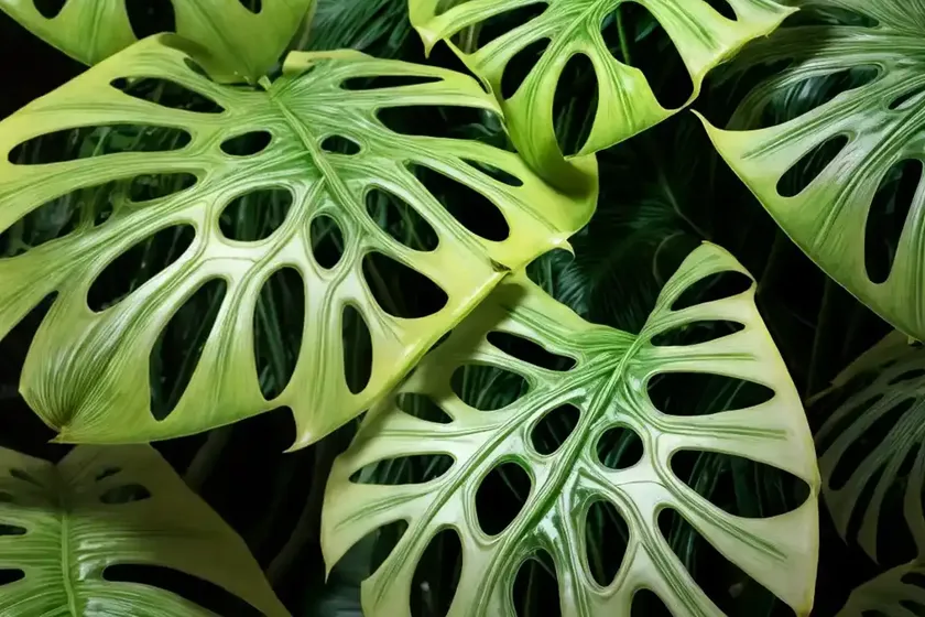 Monstera variegata (variegated monstera delicios) — photo 2