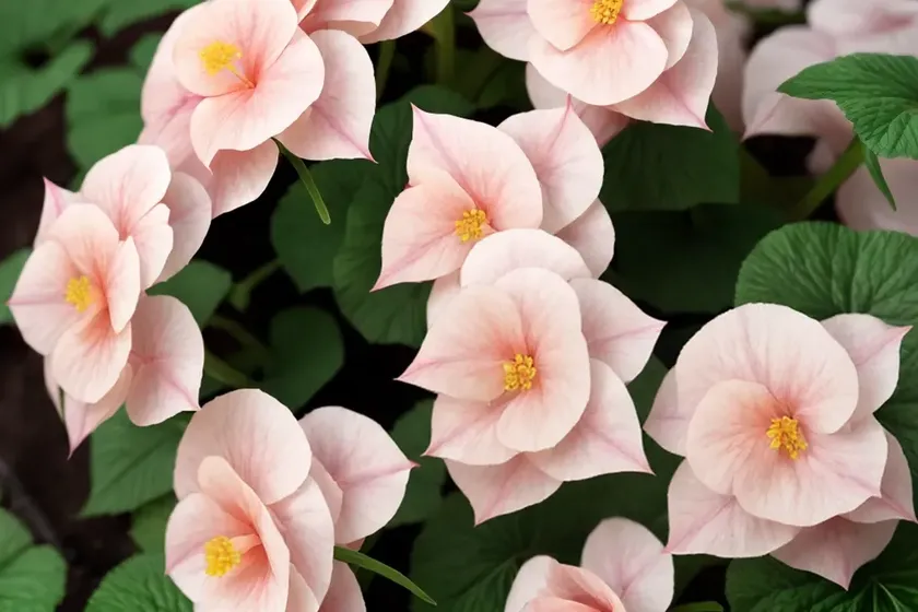 Morning-glory begonia (begonia convolvulacea) — photo 2