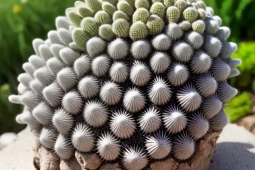 Mother-of-hundreds (mammillaria compressa) — photo 3