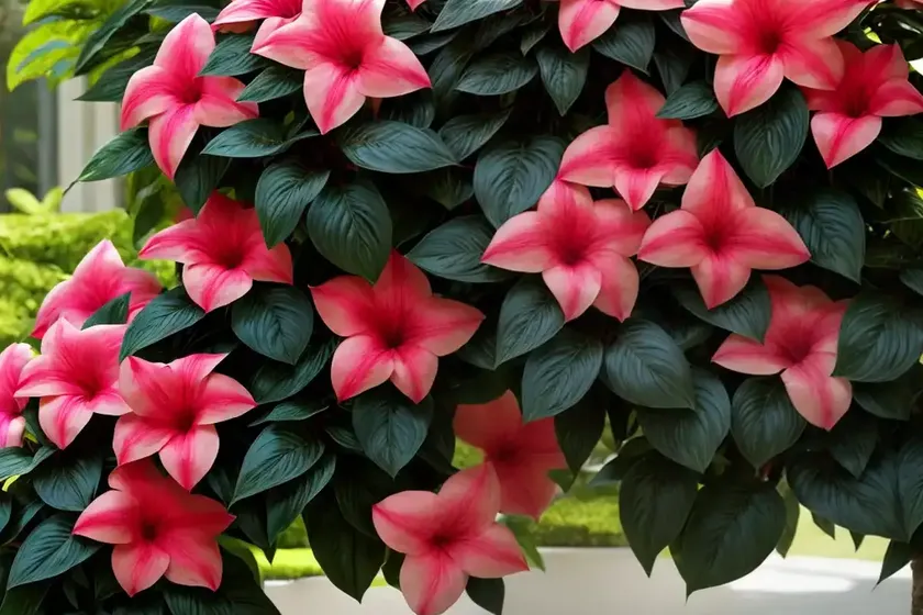 Mounding mandevilla (mandevilla) — photo 2