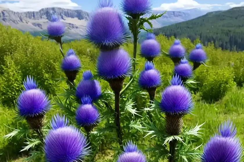 Mountain thistle (acanthus montanus) — photo 3