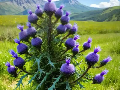 Mountain Thistle (Acanthus Montanus)
