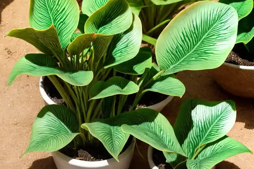 Mouse-cup taro (xanthosoma atrovirens ‘variegatum monstrosum’) — photo 3