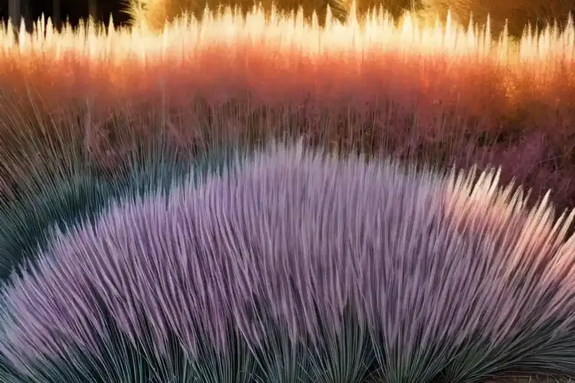 Muhly grass (muhlenbergia reverchonii ‘autumn embers’) — photo 2