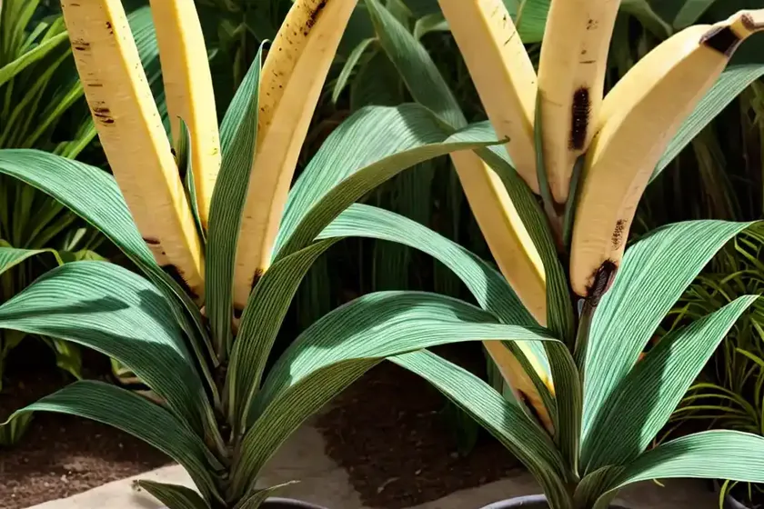 Musa acuminata ‘zebrina’ (stripe-leaved banana) — photo 3