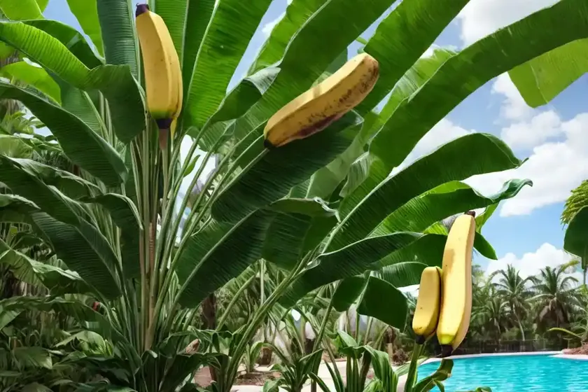 Musa x paradisiaca (edible banana) — photo 3