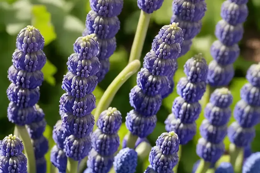 Muscari armeniacum ‘saffier’ (grape hyacinth) — photo 2