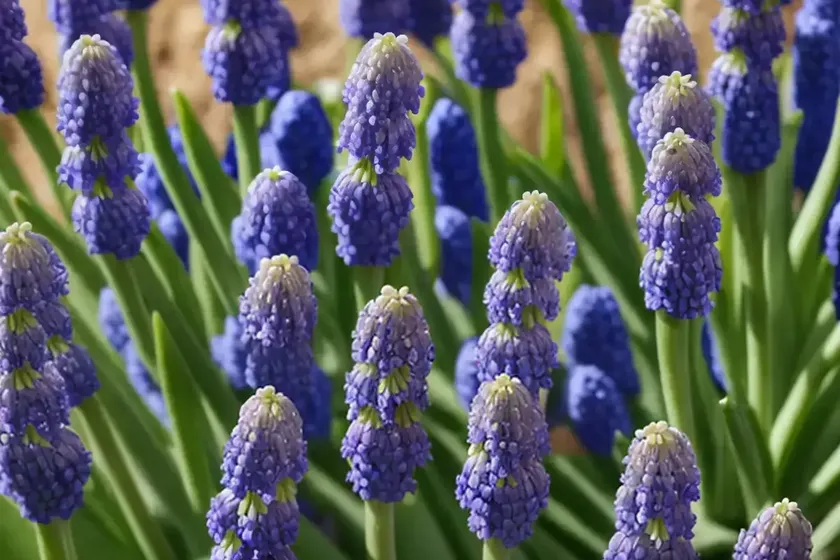 Muscari Armeniacum ‘Valerie Finnis’ (Grape Hyacinth) — photo 3