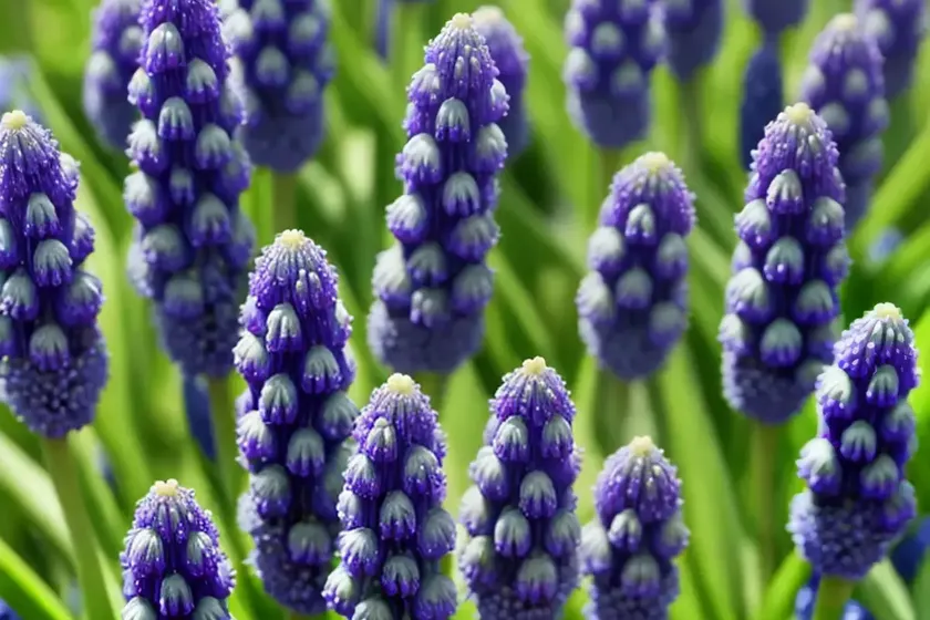 Muscari aucheri ‘mount hood’ (grape hyacinth) — photo 2