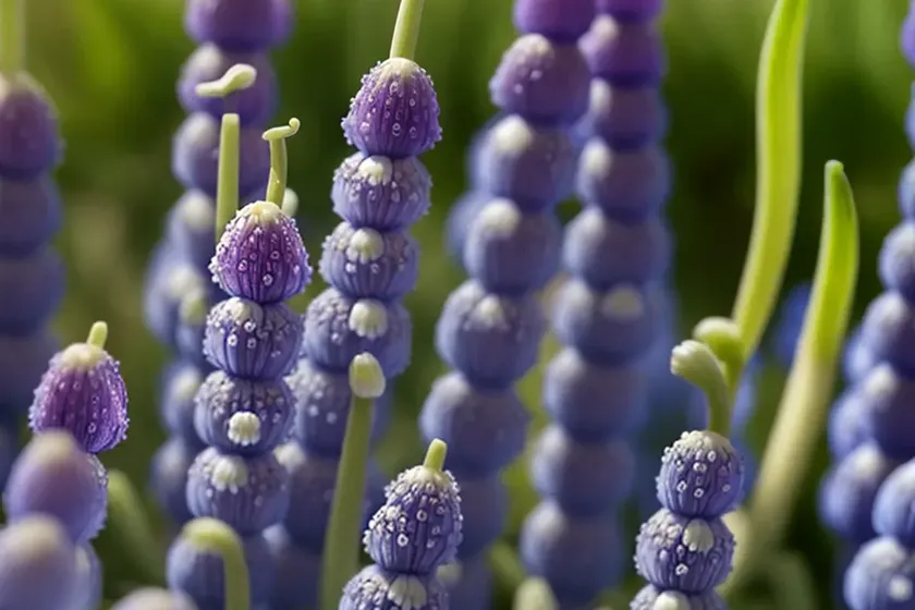 Muscari aucheri ‘white magic’ (grape hyacinth) — photo 3