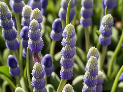 Muscari Aucheri ‘White Magic’ (Grape Hyacinth)