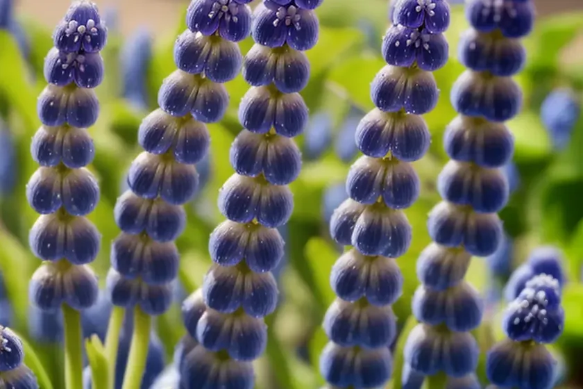 Muscari azureum (grape hyacinth) — photo 3