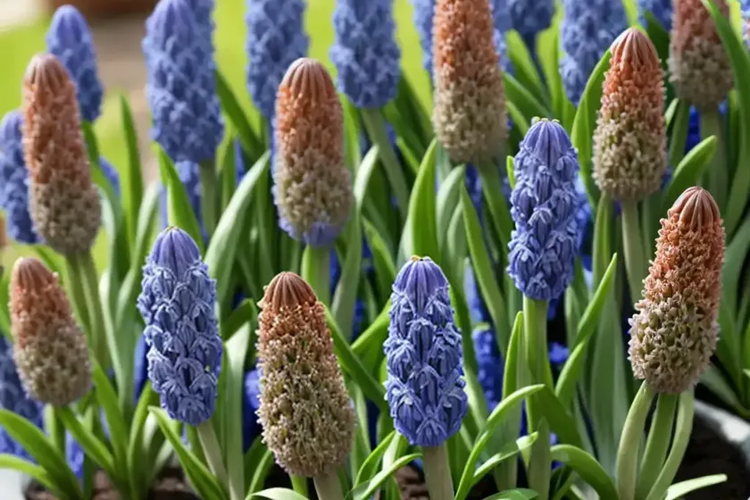 Musk hyacinth, muscari, nutmeg hyacinth (muscari neglectum) — photo 2