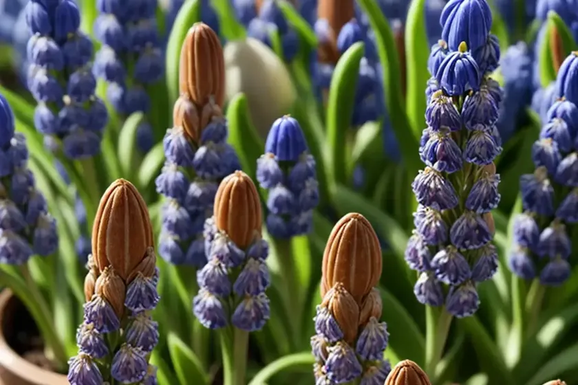 Musk hyacinth, muscari, nutmeg hyacinth (muscari neglectum) — photo 3