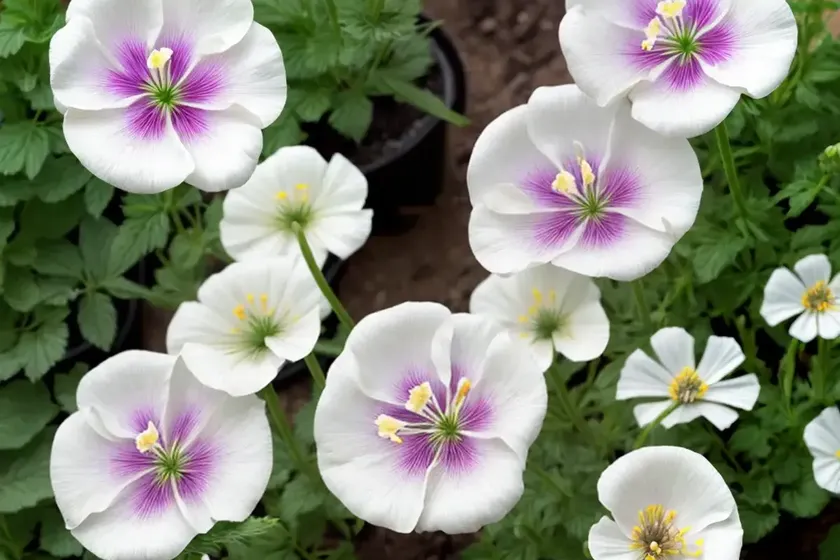 Musk mallow (abelmoschus moschatus)