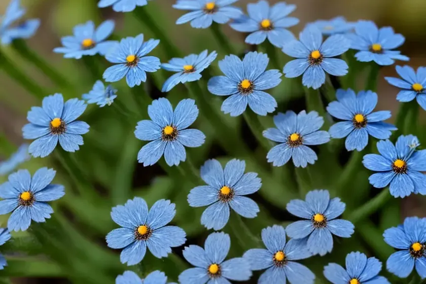 Myosotis alpestris (alpine forget-me-not) — photo 3