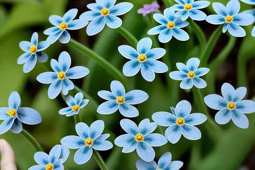 Myosotis scorpioides (water forget-me-not) — photo 2