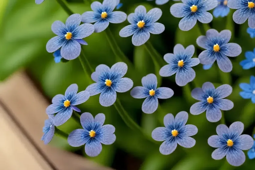 Myosotis sylvatica (wood forget-me-not) — photo 3