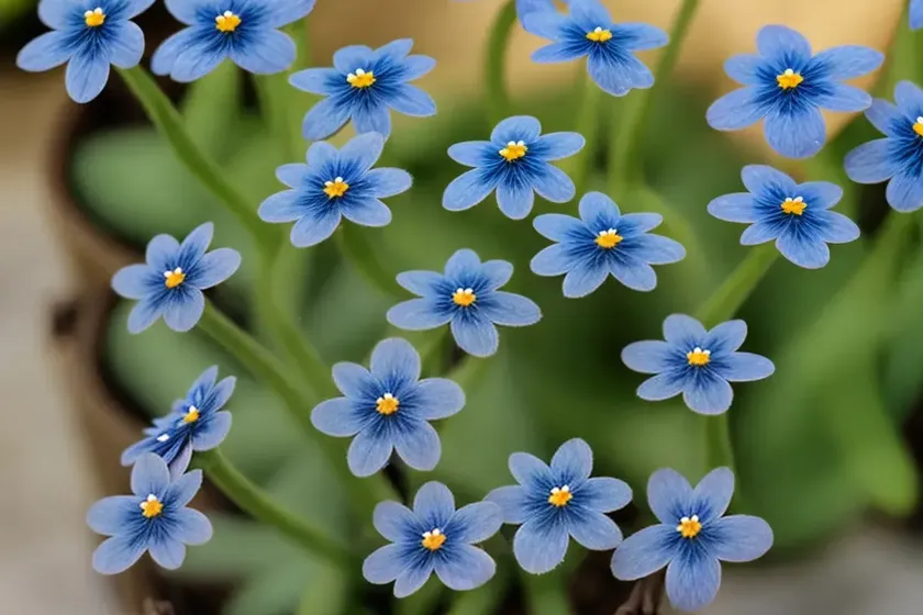 Myosotis sylvatica (wood forget-me-not)